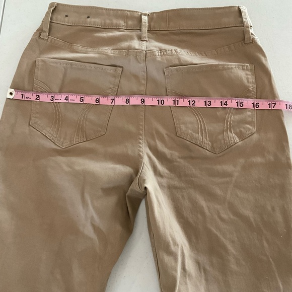 Hollister Jeans High-Rise Super Skinny Khaki Pants Classic Stretch Wmns Size 7L - Picture 6 of 11